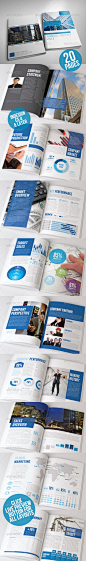 Clean and Modern Company Annual Report  - Corporate Brochures