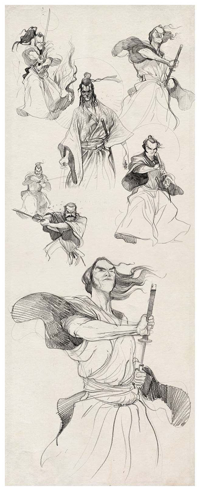 samurais-sketches-br...