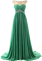 Changjie Women's Sparkling Embellished Bridesmaid Prom Ball Evening Dresses C165 at Amazon Women’s Clothing store: