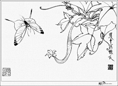 花精萍采集到白描人物及其他