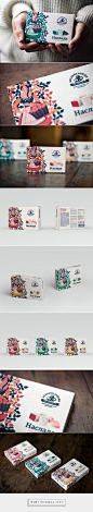 Lokum Turkish Delight creative packaging design. I love the colorful illustration on this box.