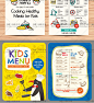 卡通可爱儿童能够菜单食谱价目表海报卡片背景 EPS矢量设计素材-淘宝网