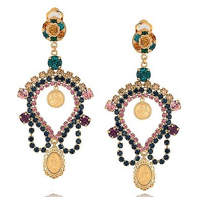 D & G Crystal Earrin...