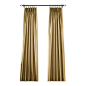 CHF Industries - Marquee Pinch Pleat Curtain Panel, Sand, 30"x108" - Panel is constructed of a lovely faux silk fabric with subtle shimmer and all-over textured ground. Lined solid-color drapery features a pinch-pleat construction and can be hun