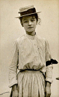 Edwardian girl, 1906...reminds me of Anne of Green Gables