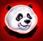 Pandas, Christina Burilova : Concept art for 9 Pandason Top slot game. This is second version of panda for this game. The 9 Pandason Top art was created for and whilst I was working at Skywind Tech LV and all intellectual property rights relating to the s