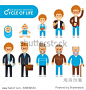 Set of cycle of life in a flat style. Male characters, the cycle of life infographic elementes, growing up male. From infant to grandfather. Men of different ages. Man of all ages. Vector illustration - 人物 - 站酷海洛创意正版图片,视频,音乐素材交易平台 - Shutterstock中国独家合作伙伴 -