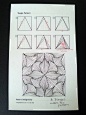 Judy's Zentangle Creations: Paradox Triangles.: 