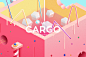 Le Cargö s11 : For the second consecutive year, the concert hall showcasing the current music scene in Caen, Le Cargö, has entrusted Murmure with designing its visual identity. For the 2016-2017 season, the surreal graphic universe draws inspiration from 