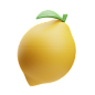 Lemon 3D Illustration