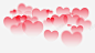 红色浪漫漂浮爱心 免费下载 页面网页 平面电商 创意素材