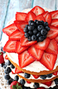 Vanilla Layer Cake with Fresh Berries