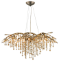 Autumn Twilight 6 Light Chandelier in Mystic Gold With traditional-chandeliers