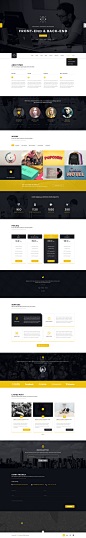 W&M | One Page Multi-Purpose PSD Template