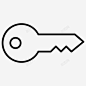 钥匙房子钥匙主钥匙图标 平面电商 创意素材