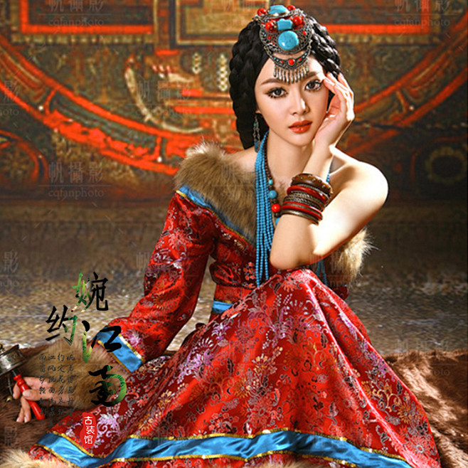 影楼摄影写真主题女装 民族风异域风情蒙古...