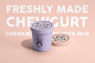 branding  Character cute ILLUSTRATION  IP logo Packaging yogurt purple Rice