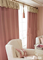 2013最新粉色窗帘装修效果图大全鉴赏—土拨鼠装饰设计门户