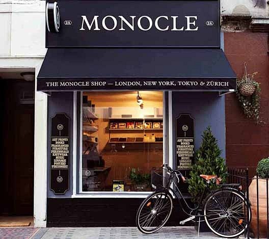 Monocle杂志店面。