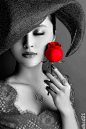 lady with rose.gif