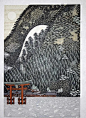 艺术家Ray Morimura作品欣赏 : 今日分享极具个人独特作品风格的艺术家Ray Morimura（东京）的木刻版画。他创作的木刻版画素材大多数是来自于日本古代的建筑以及一些人文特点突出的风景与场景。 他的版画画...