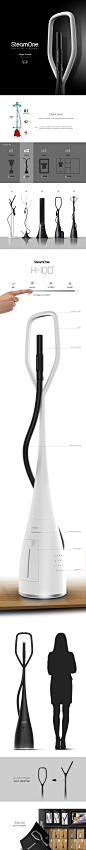 SteamOne _ Premium vertical steamer : Creation a premium vertical steamer for the bedroom