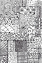 zentangle sampler by *carolion*: 