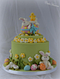 Bunnies really love Easter eggs - Cake by Marlene - CakeHeaven