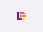 L + D + Layers / Tiers monogram ld d l layers building illustration branding brand logo