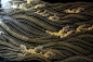 日本漆器黑涂波纹金彩莳绘四足方食案淘宝网