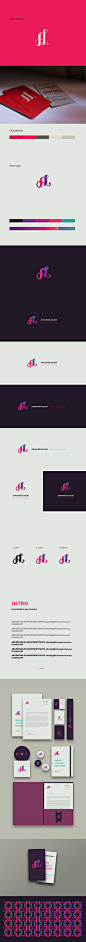 Amanda Louisi : This is a redesign of my personal logo, the focus is to show creativity and the style of my work using my initials in a different way, almost a monogram.The old version doesn't match my personality, I think. And, also, isn't good for small