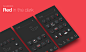[NHN_CAMP MOBILE] Red in the dark icon set design : Black and Red goes well in cool and chic style.Decorate your phone to be modern and chic look!