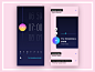 Alarm Clock clock player time music minimalism app ios interaction design user interface user experience ux designer ui designer