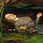 Ophelia (detail) by John Everett Millais | Lone Quixote | #art #arte #artwork #artists #detail #ophelia #atx #austin #smtx #txst #painting #kunst #romanticism #realism