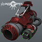 Hypergates - Jelly Cannon, Alessandro Masciari : Illustration I did for Hypergates game - 2011