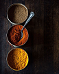 food | photography | still life | color | contrast | texture | Spices: 