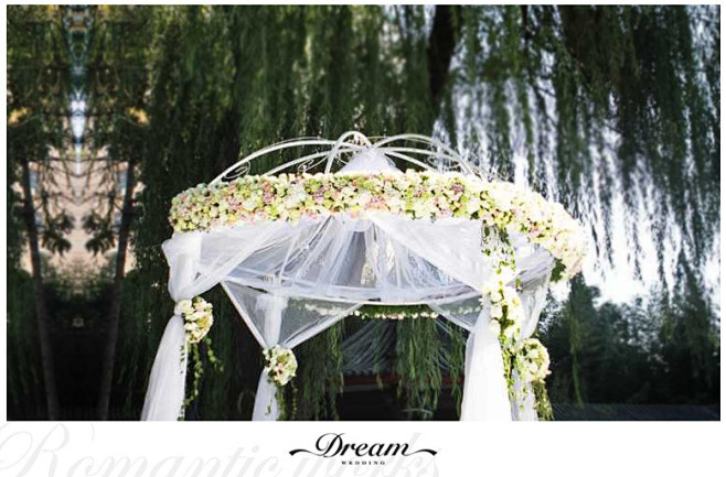 浪漫而优雅的草坪婚礼 - 婚礼图片 - ...