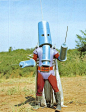 Injection Mask (注射仮面) from 'Himitsu Sentai Goranger' 1976: 