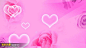 粉色的婚庆视频背景LED屏幕心形素材下载_婚庆视频素材_素材风暴(www.sucaifengbao.com) #视频# #VIP# #素材#