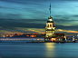伊斯坦布尔 斯普鲁斯海峡的灯塔 60秒曝光 作者 Fokion Zissiadis

.