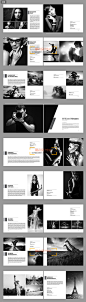 InDesign模版 摄影画册写真案例作品集 封面内页排版indd源文件-淘宝网