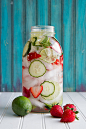 strawberry cucumber water