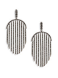 Adriana Orsini - Pavé Fringe Drop Earrings