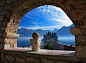 General 1200x874 architecture old building ancient Montenegro island landscape mountains clouds nature trees arch stones lake mist Mediterranean
