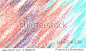 Horizontal rectangle stained glass colorful abstract background