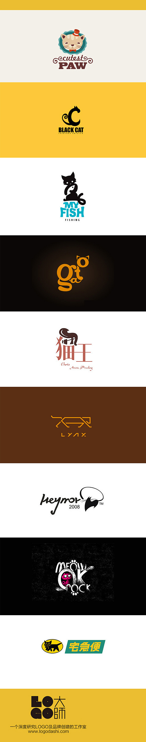 #猫##logo设计##logo大师#h...