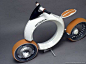 Honda Cub Motorcycle concept vehicle, powered by a hydrogen fuel cell.