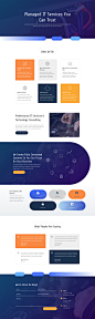 It services landing page