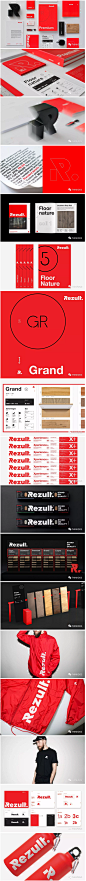 【REZULT公司品牌形象VI设计】
红色系品牌VI设计，强烈点个赞！