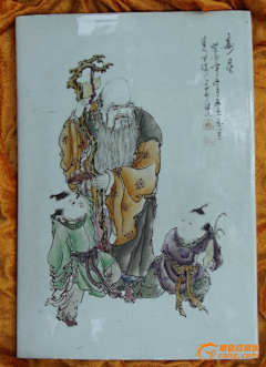 ~小迷糊~采集到中国元素——瓷板画